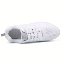 Women's Lightweight Walking Shoes Breathable Gym Sneakers Lace up Running Shoes