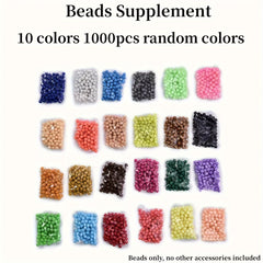 1000pcs Water Mist Magic Beads Set for Craft Projects