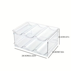 Stackable Plastic Wine Racks 3-4 Layers - Kitchen & Pantry Organizer