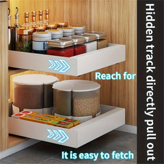 Pull Out Storage Shelf Under Cabinet Heavy Duty Slide Out Pantry Shelves