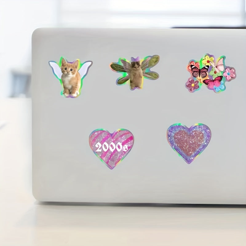 50 PCS Y2k Stickers Waterproof Laptop Stickers For Water Bottles and Skateboards
