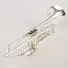 Professional Silver Trumpet B flat Brass Nickel Tube Body Playing Trumpet