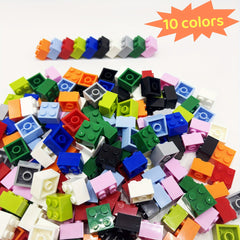 60pcs Multicolor Blocks for 3003 High Bricks 2 x 2 Studs Hole Building Toy