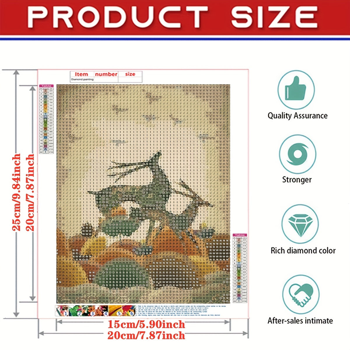 5D DIY Full Round Reindeer Diamond Painting