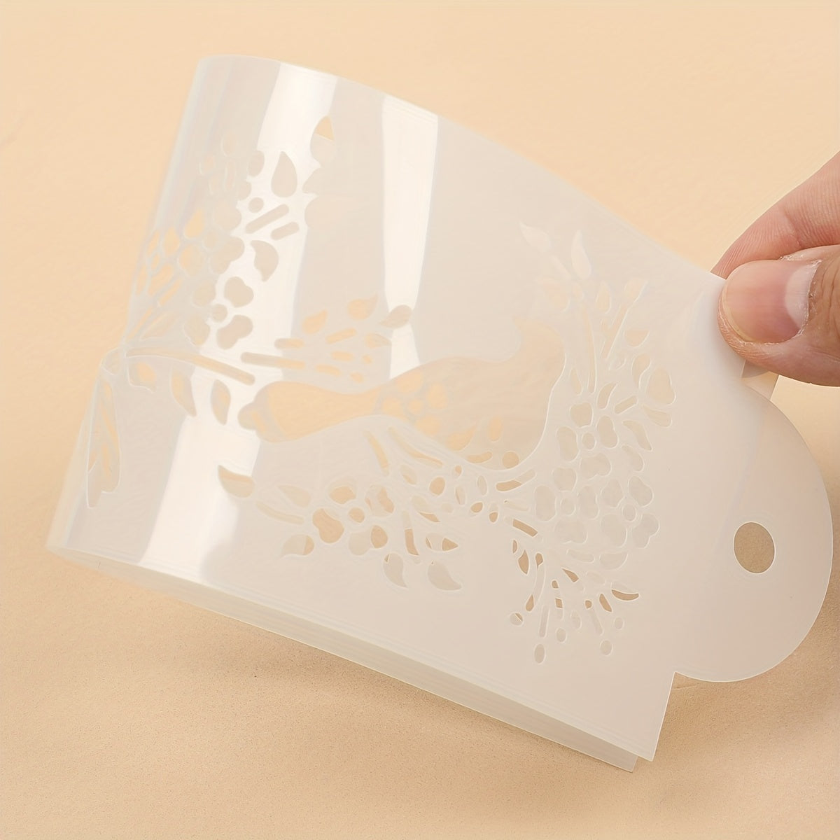 Bird Hollow Out Template for Home Decor Crafts