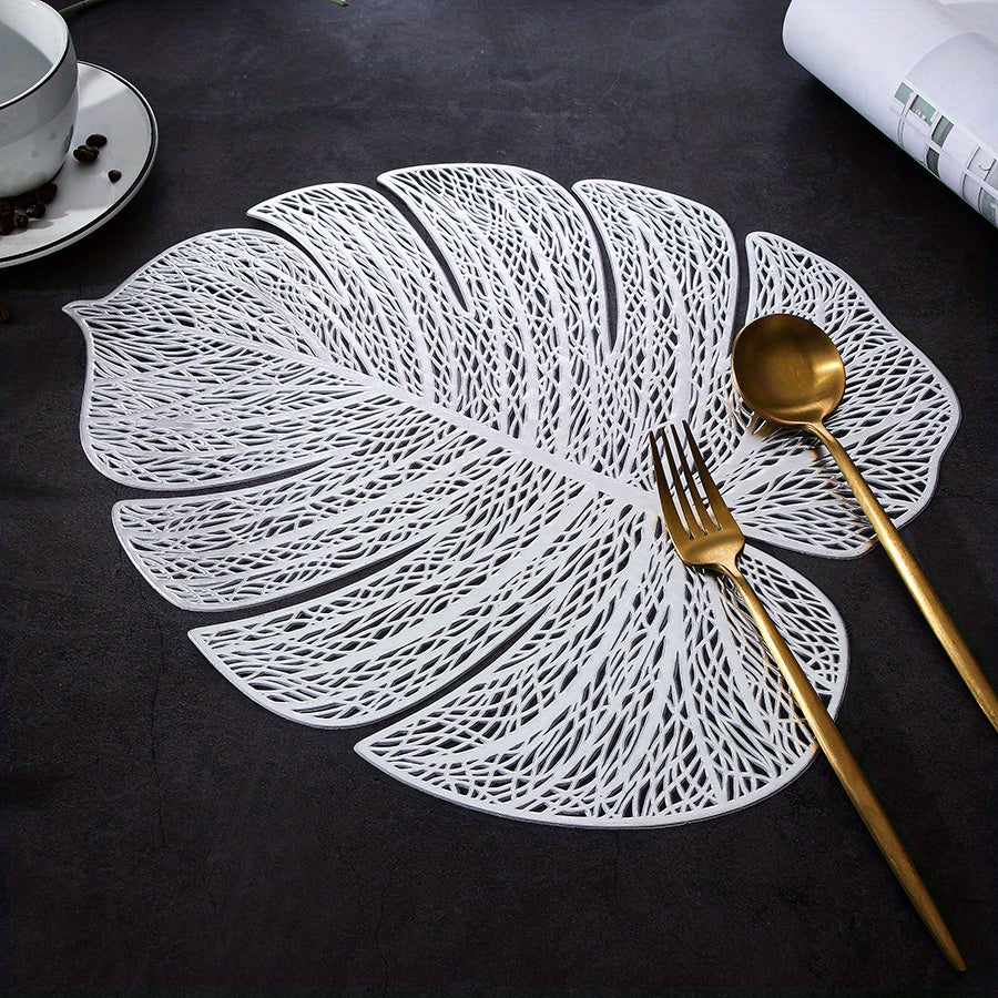 PVC Lace Bronzing Placemat Set Home Decor