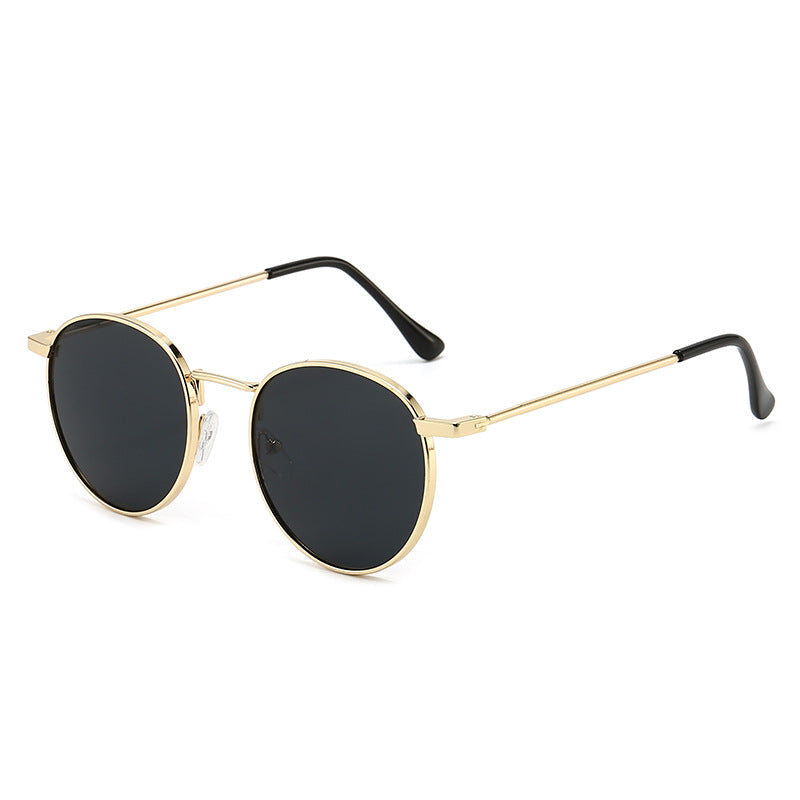 Round Polarized Sunglasses Vintage UV Protection