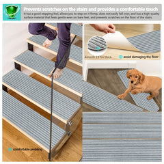 15pcs Non Slip Carpet Stair Treads for Wooden Steps