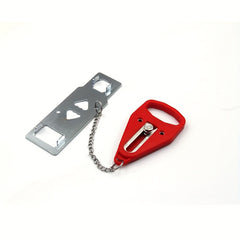 1pc Portable Door Lock 2 Hole Removable Lock Travel Home Hotel Safety