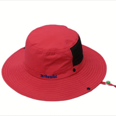 Olive Casual Sun Hat for Mountaineering Fishing Men Women