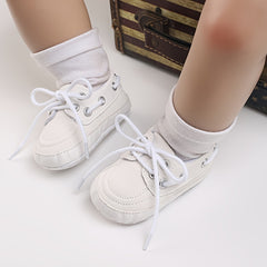 Baby Boys Lace Up Sneakers Lightweight Non Slip Shoes