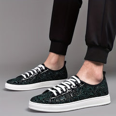 Men's Graffiti Lace Up Skate Shoes Lightweight