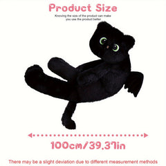 Jumbo 100cm Cat Plush Toy Throw Pillow Soft Stuffed Animal