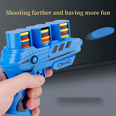 2pcs Soft Bullet Flying Disc Gun for Dual Player Battle Toy Gun Themed Party