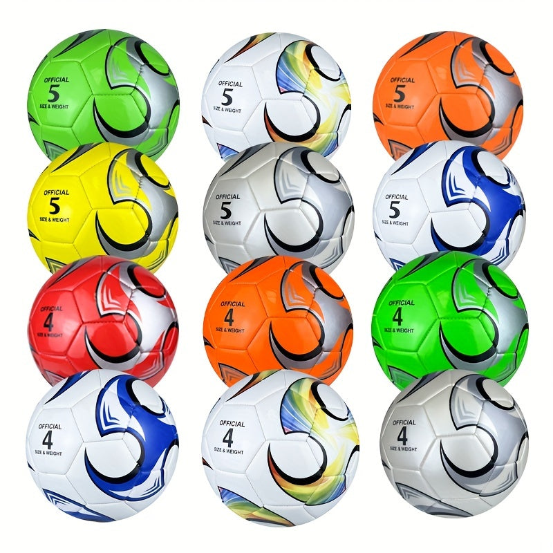 1pc Soccer Ball Soft Wear Resistant for Training & Competition Size 4 5