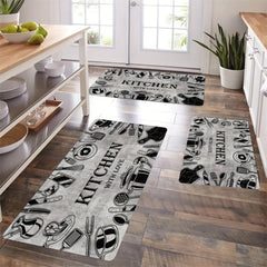 Stain Resistant Memory Foam Kitchen Rug Anti Fatigue Mat