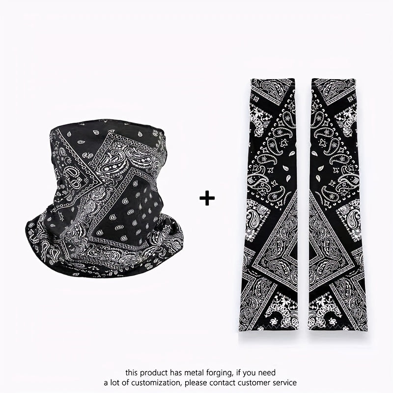 Summer Sunscreen Neck Gaiter Men's Outdoor Cycling Bandana