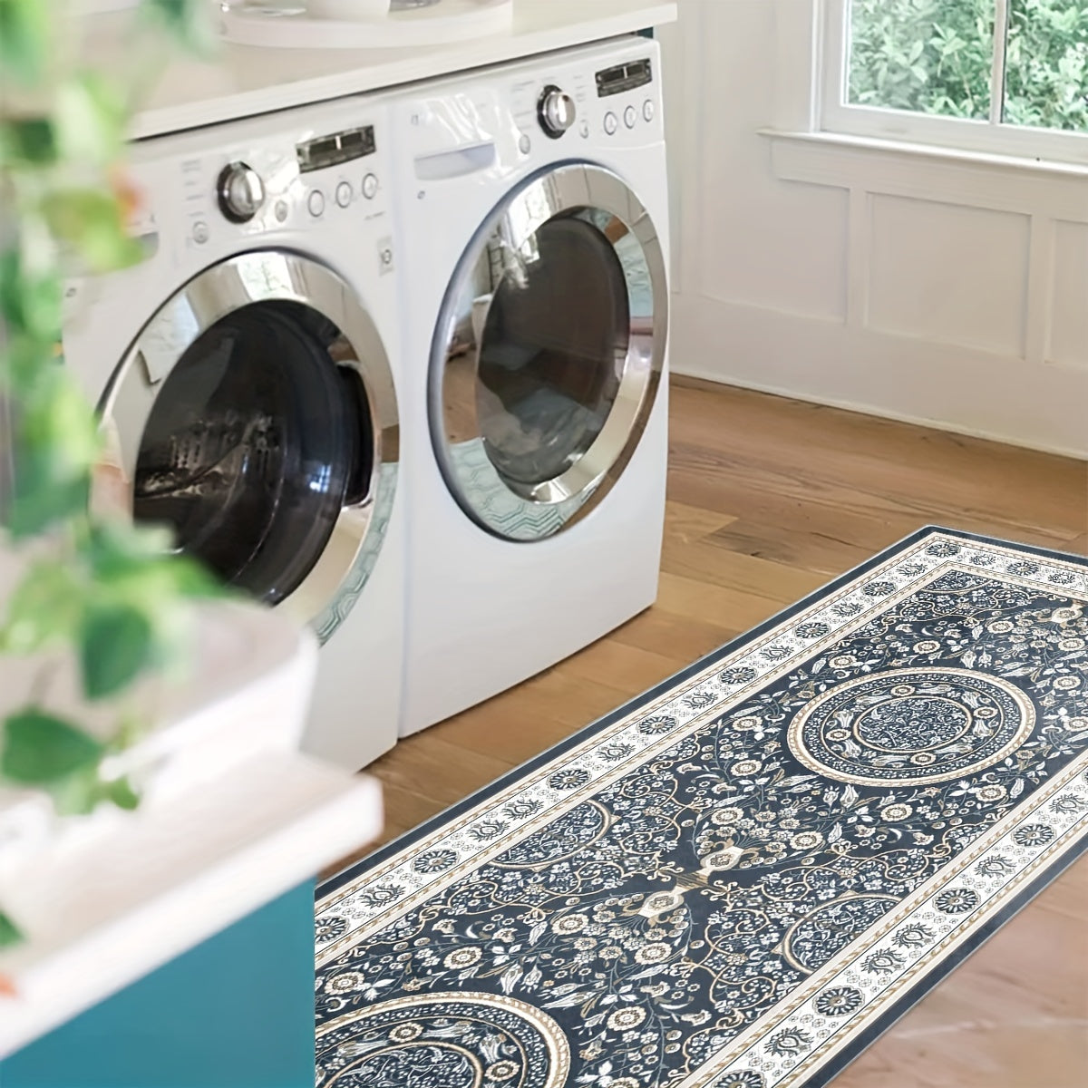 Oriental Hallway Rug Runner Soft Non Slip Machine Washable Stair Carpet Runner