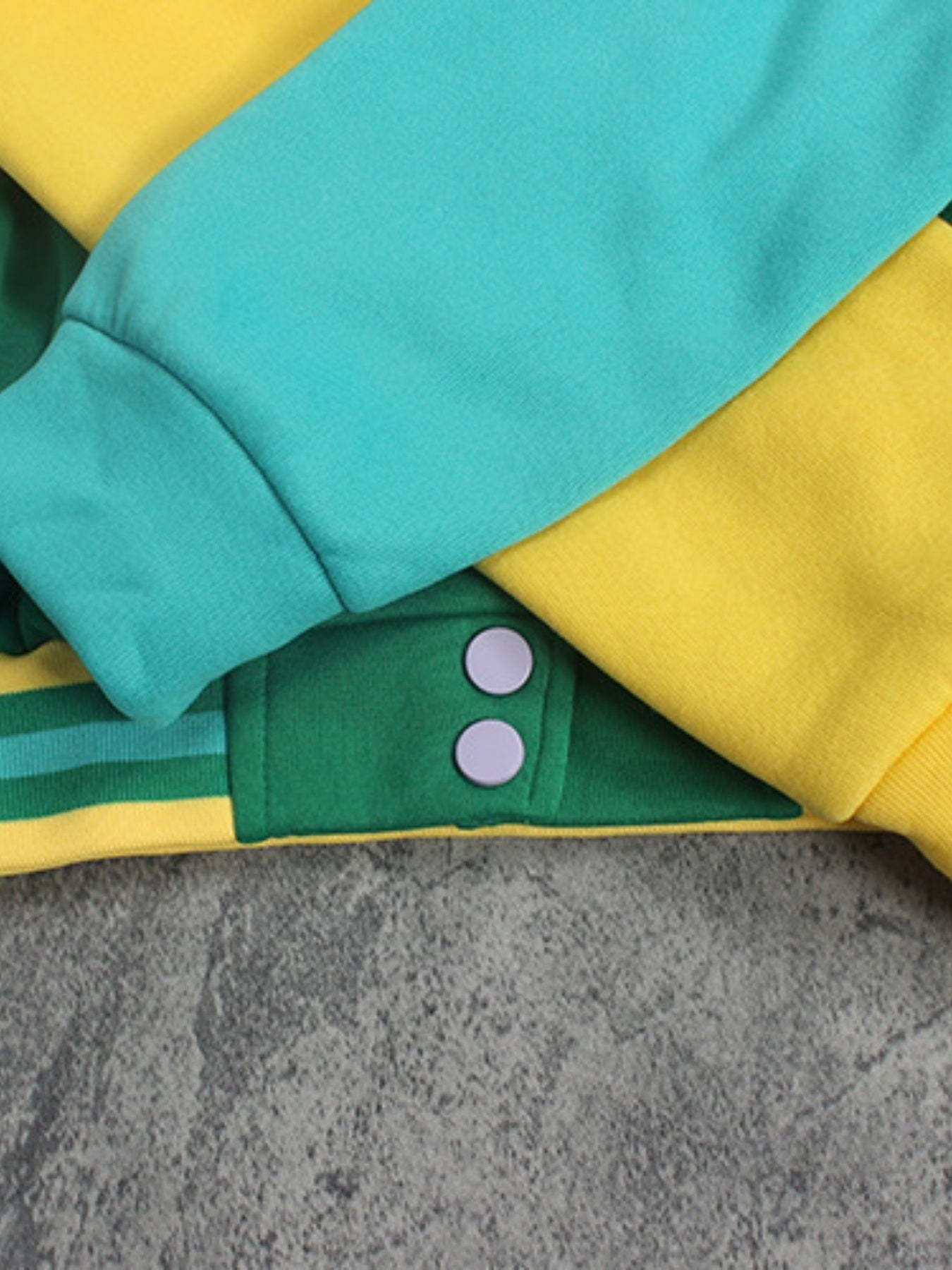 Letter Print Hooded Jacket with Pockets