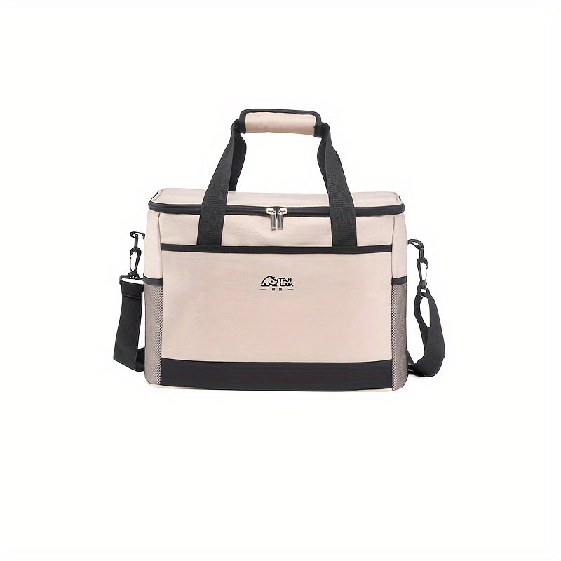 Large Capacity Insulated Bag for Lunch and Outdoor Use