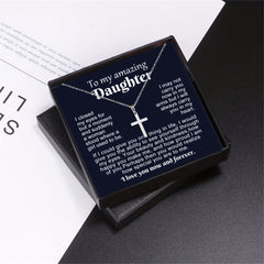 Y2K Jewelry Stainless Steel Cross Pendant Necklace