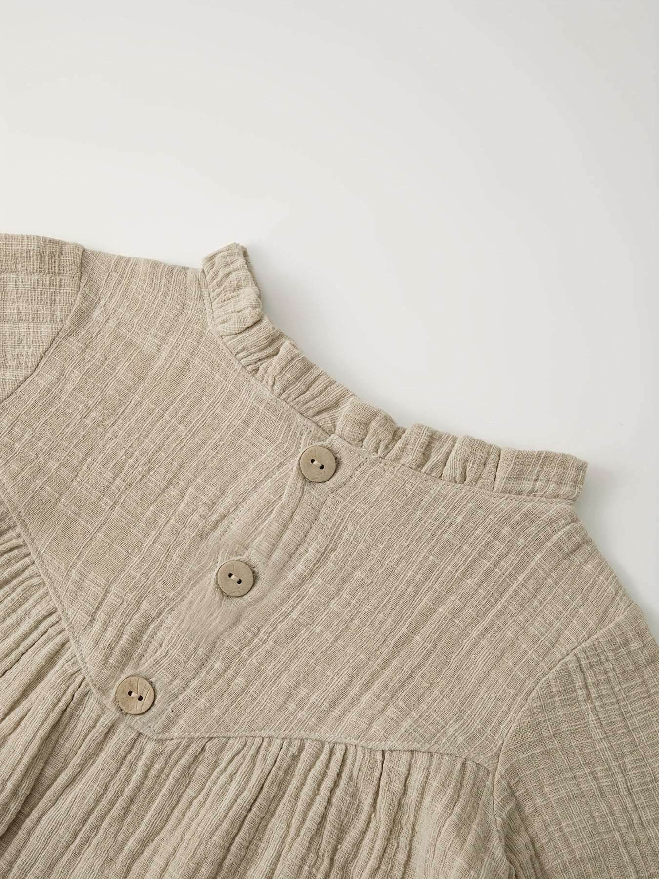 Comfy Cotton Ruffle Dress for Girls
