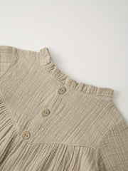 Comfy Cotton Ruffle Dress for Girls