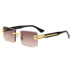 META EVO ONE Square Frameless Sunglasses