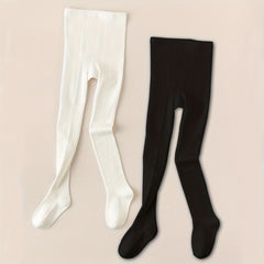 2pcs Comfortable Plain Tights Leggings for Girls Teens