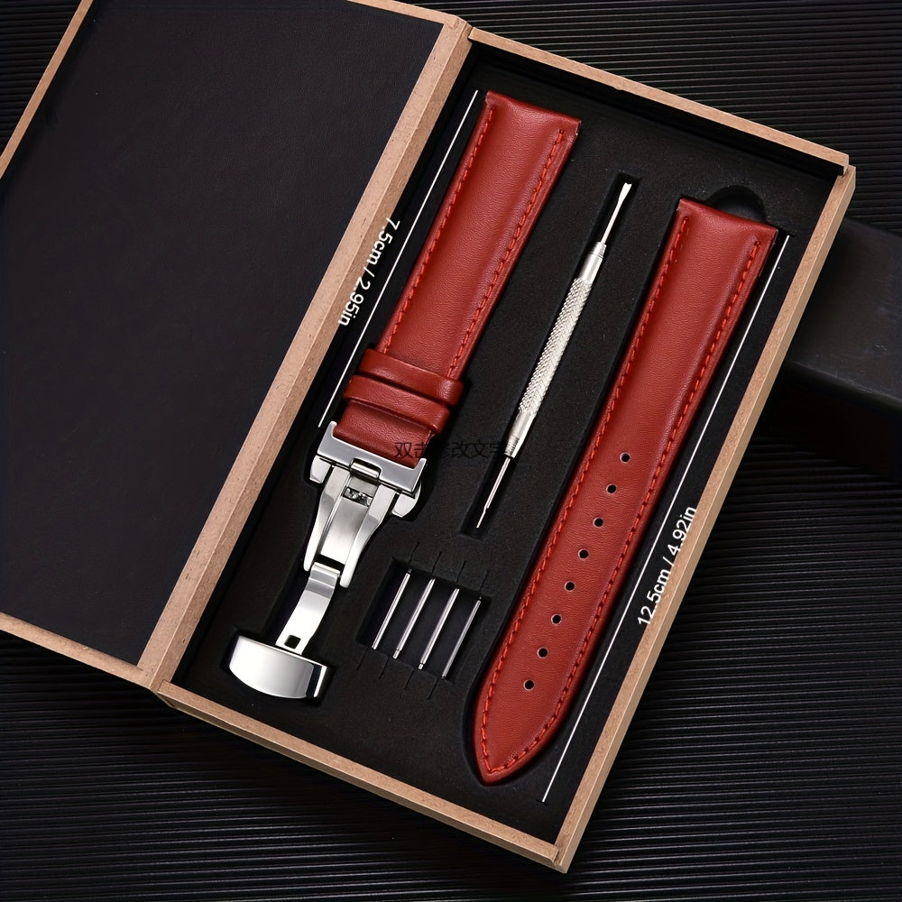 Leisure Watch Strap Stainless Steel Buckle 18-24mm