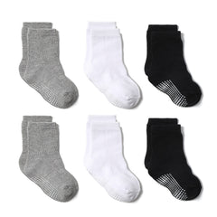 6 Pairs Non Slip Warm Ankle Socks for Baby Toddler