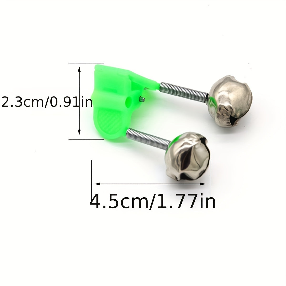 5pcs Sea Rod Plastic Alarm Bell Clip Fishing Bite Indicators