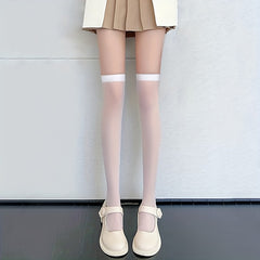 Sheer Mesh Thigh High Stockings Over The Knee Socks Women's Stockings & Hosiery
