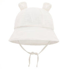 Cute Baby Rabbit Ears Bucket Hat for Sun Protection