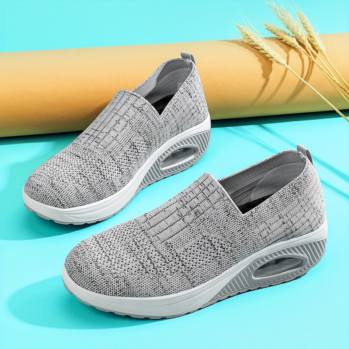 Women's Chunky Slip on Sneakers Air Cushion Anti-slip