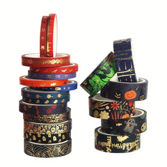 Halloween Foil Washi Tape for Decorations & Scrapbooking
