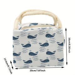 Waterproof Insulation Bag Bento Box Lunch Bag Hand Wash Camping Picnic