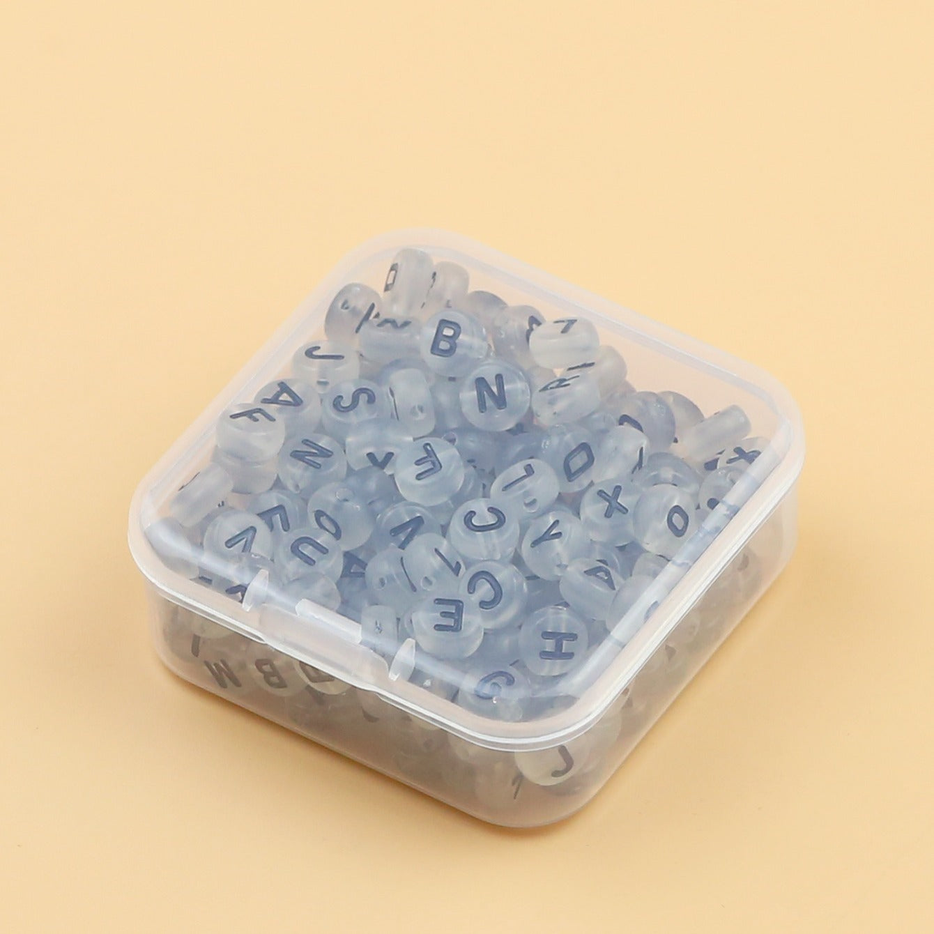 200pcs Glowing Acrylic Letter Beads DIY Crafting Set