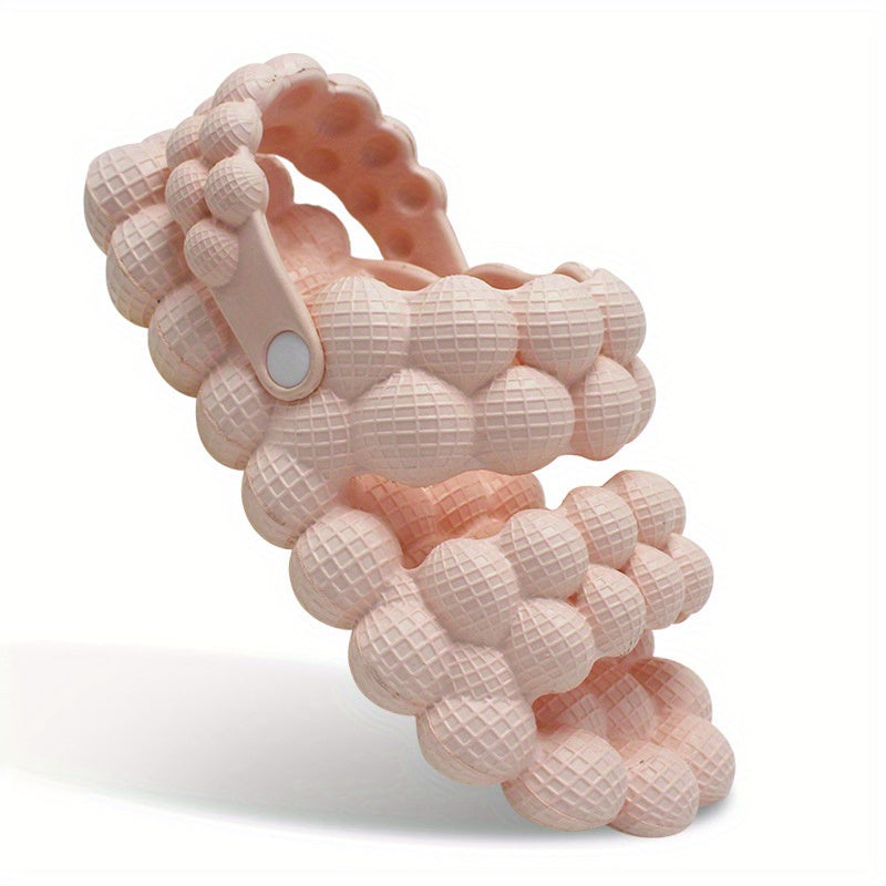 Bubble Slides Sandals Massage Spa Shoes Soft Lychee Slides Sandals
