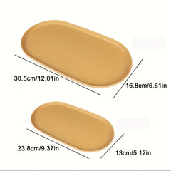 Oval Tea Cup Tray Restaurant Coffee Tray Storage Tray
