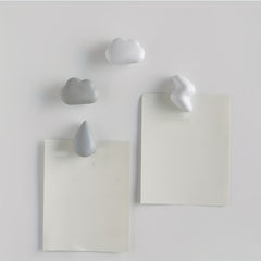 Mini Cloud Water Drop Fridge Magnet 3D Sticker