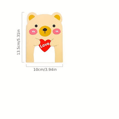 4pcs Cartoon Bear Notebooks Cute Notepads for Students