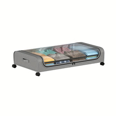 Under Bed Storage Box With Wheels Cloth Cover Dust-proof Shelf