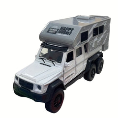 Alloy Tour Car Model Children's Toy Car Ornament Pull Back Car Model