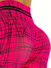 High Waist Running Yoga Pant Slim Fit Legging
