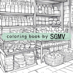 Bear Sail Upgraded Deluxe Edition Coloring Book 20x20cm Japanese Style