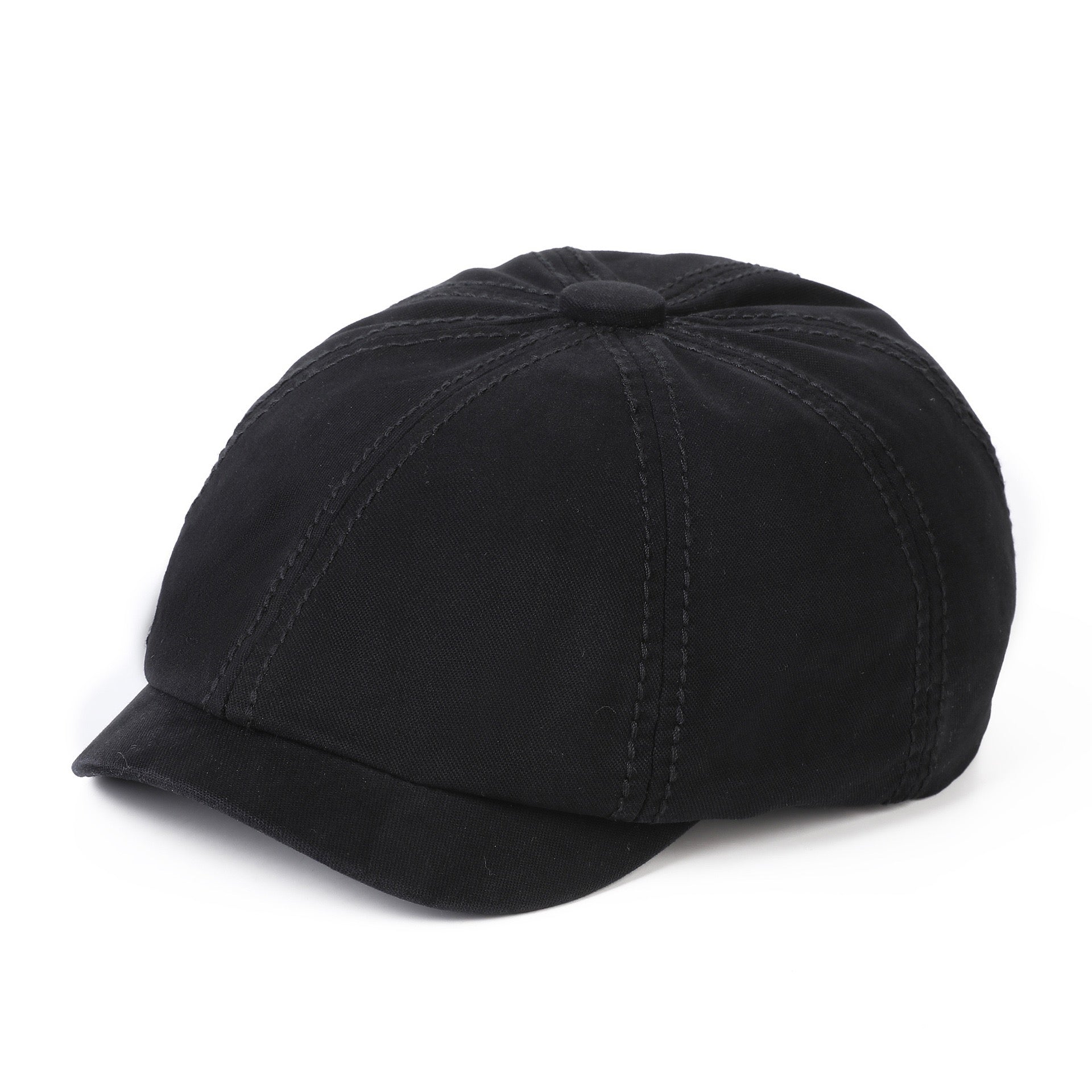 Men's British Retro Flat Solid Cap