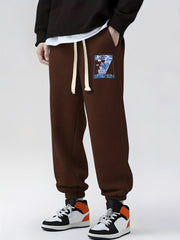 Men's Drawstring Sweatpants Loose Fit Casual Joggers Spring Autumn