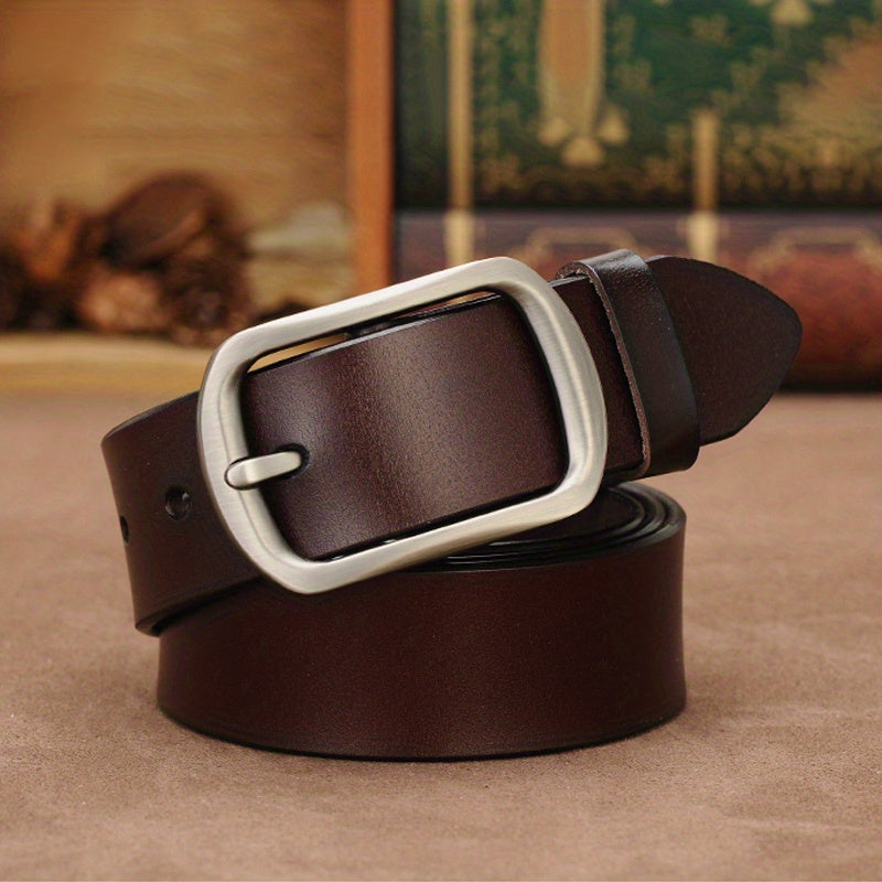 Men's Plus Size Leather Belt Business Casual Pants Belt