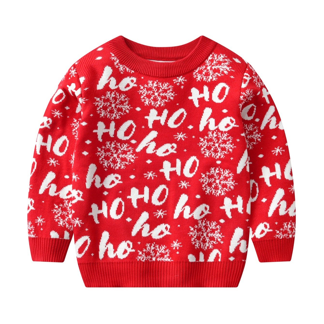 Christmas Boys Knit Sweatshirt